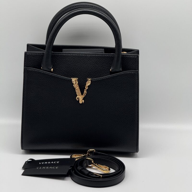 Pre Owned Versace Virtus Top Handle Bag