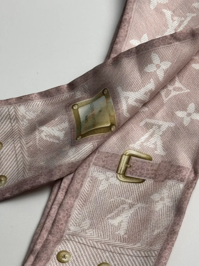 Pre Owned Louis Vuitton Monogram New Denim Bandeau Cherry