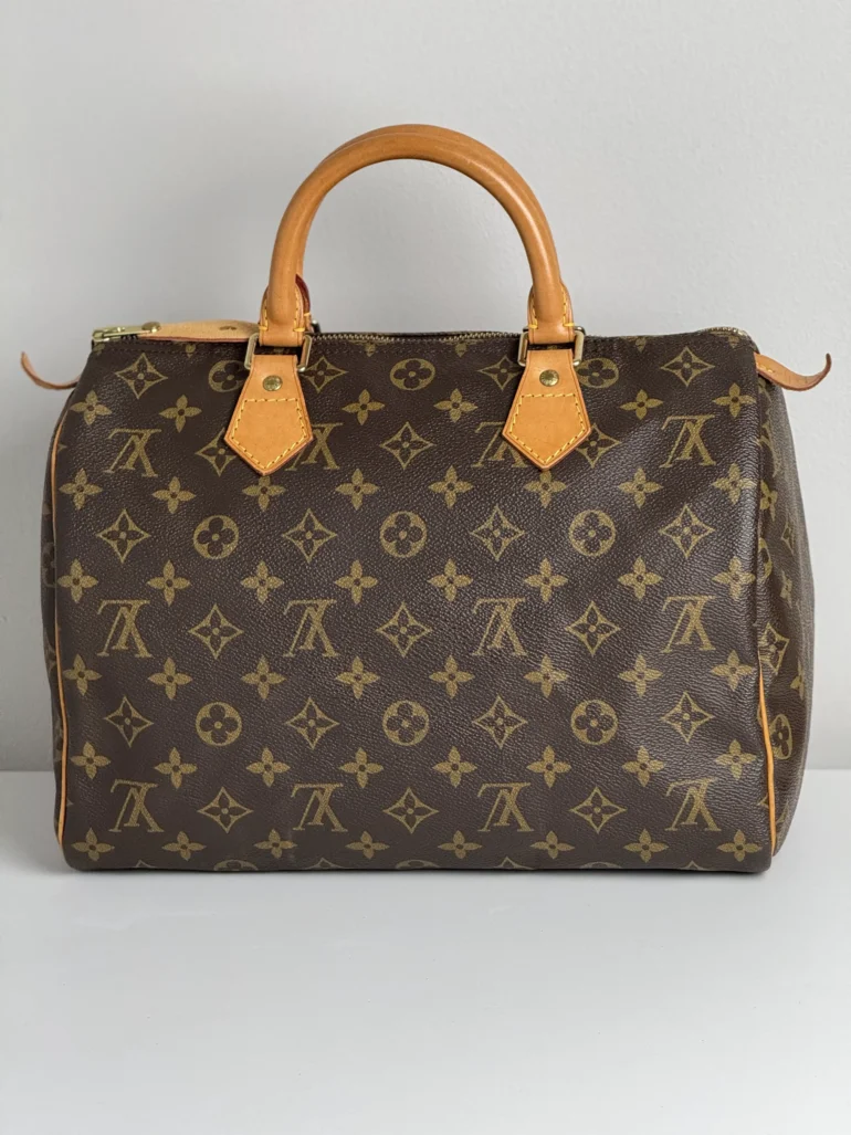 Pre Owned Louis Vuitton Speedy 30 Monogram Top Handle Bag