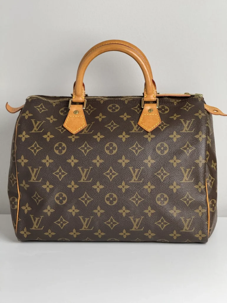 Pre Owned Louis Vuitton Speedy 30 Monogram Top Handle Bag