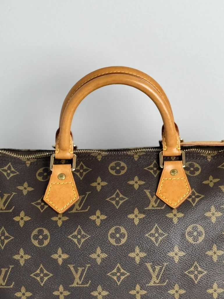 Pre Owned Louis Vuitton Speedy 30 Monogram Top Handle Bag