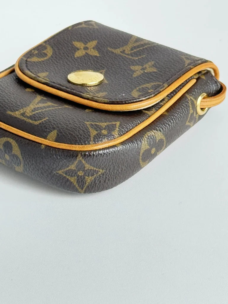 Pre Owned Louis Vuitton Cancun Monogram Pochette Cross body Bag