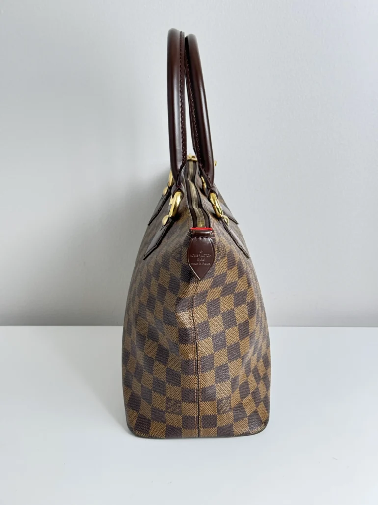 Pre Owned Louis Vuitton Damier Ebene Saleya MM Tote Bag