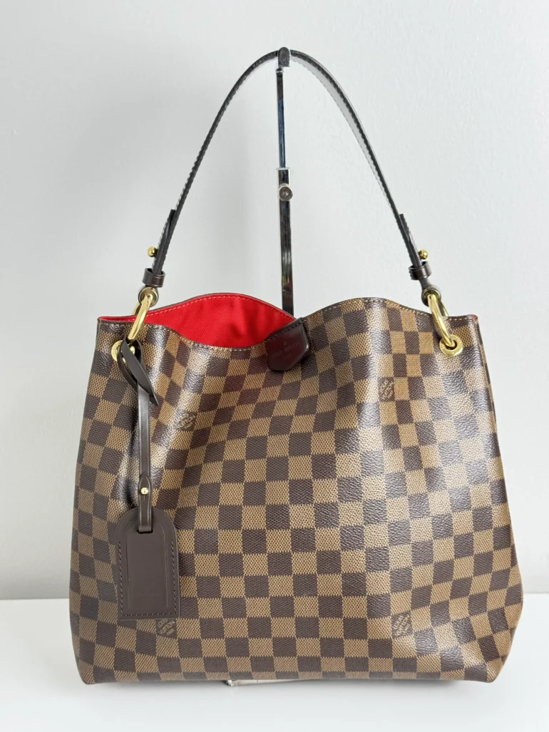 Pre Owned Louis Vuitton Damier Ebene Graceful MM