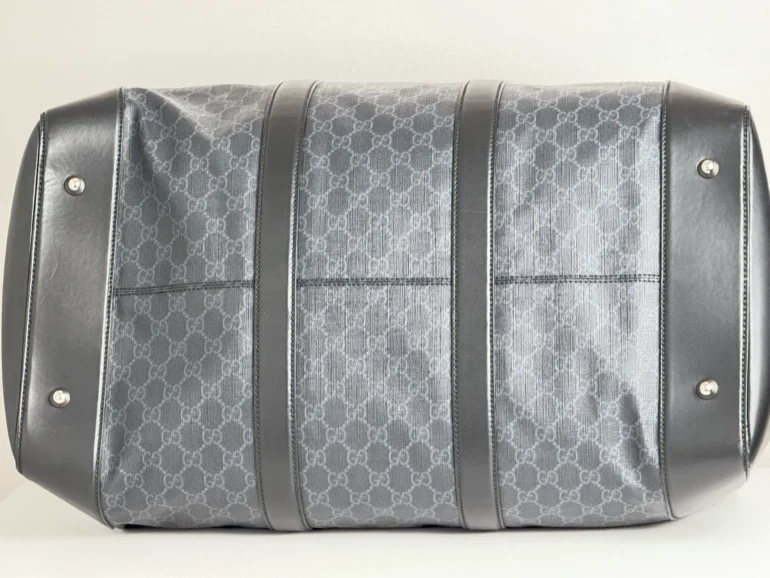 Pre Owned Gucci GG Supreme Coated Carry On Duffle Bag