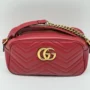 Pre Owned GUCCI GG Marmont Mini Crossbody Camera Bag