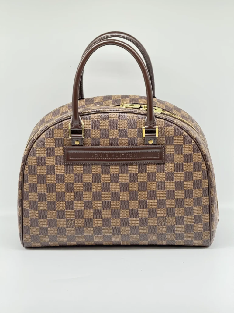 Pre Owned Louis Vuitton Nolita Damier Ebene Top Handle Bag