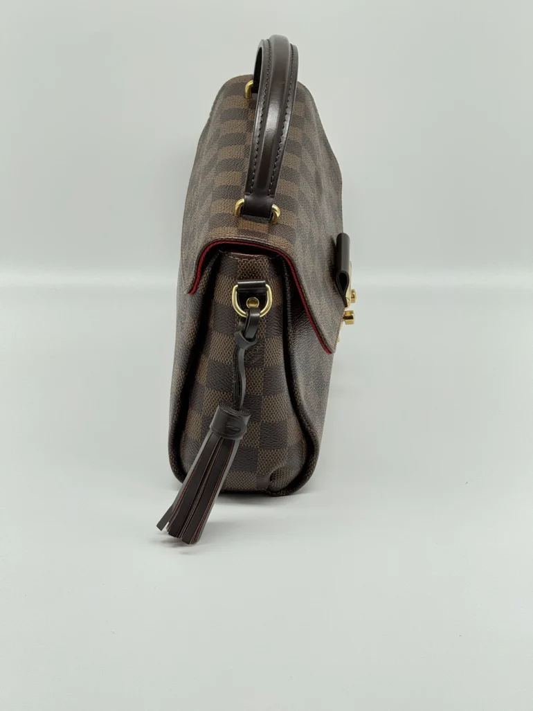 Pre Owned Louis Vuitton Pre-Owned Damier Ebene Croisette Bag with Strap