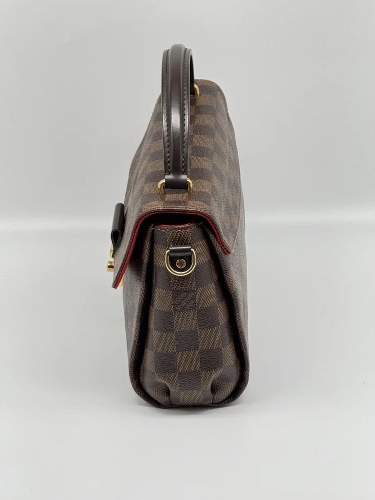 Pre Owned Louis Vuitton Pre-Owned Damier Ebene Croisette Bag with Strap