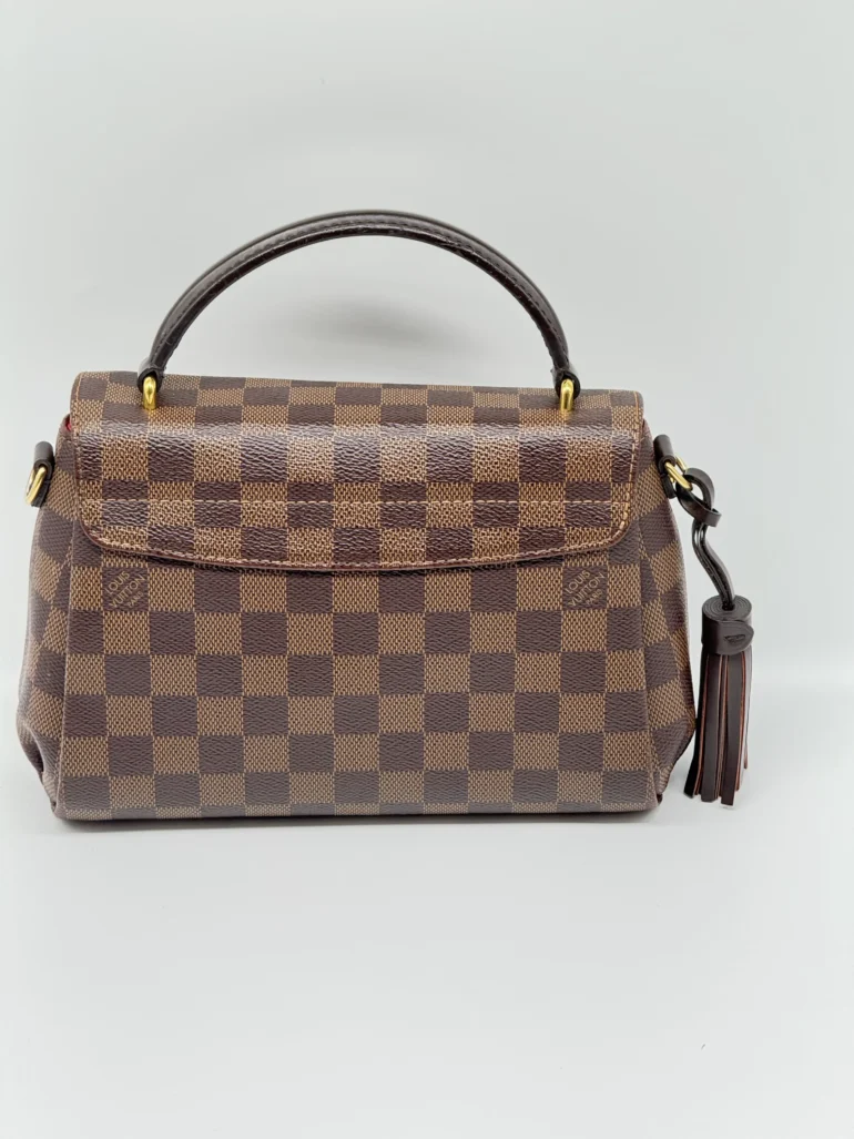 Pre Owned Louis Vuitton Pre-Owned Damier Ebene Croisette Bag with Strap