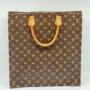 Pre Owned Louis Vuitton Monogram Sac Plat Canvas Tote