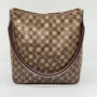 Pre Owned Louis Vuitton Looping GM Damier Ebene Shoulder Bag