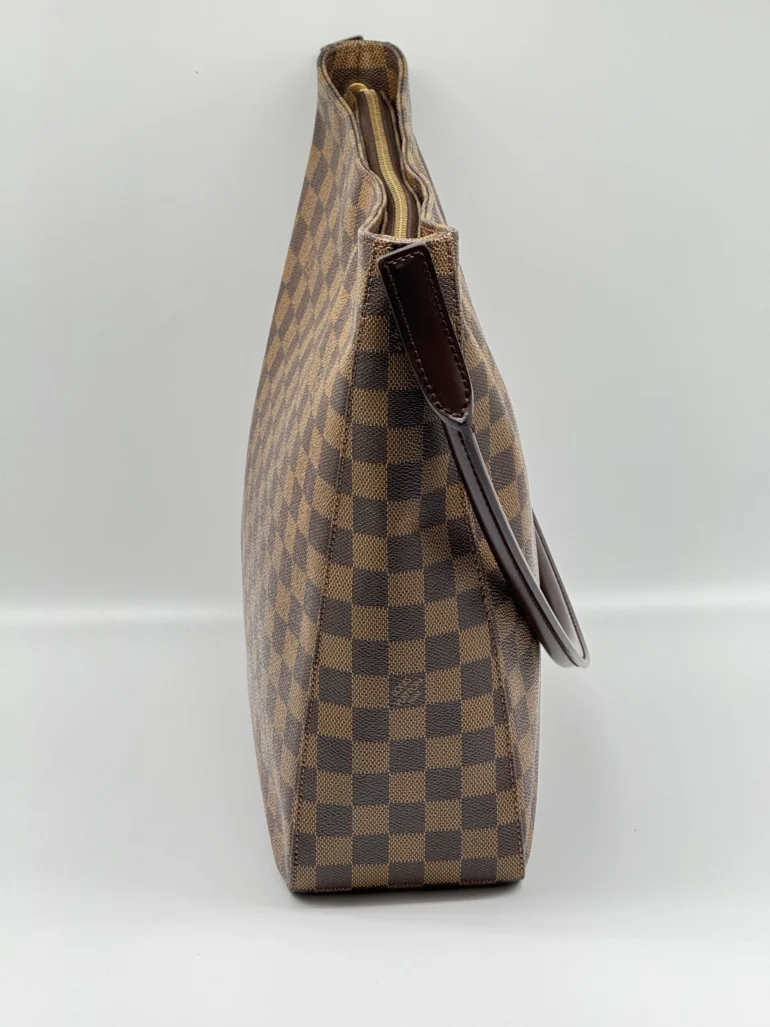 Pre Owned Louis Vuitton Looping GM Damier Ebene Shoulder Bag