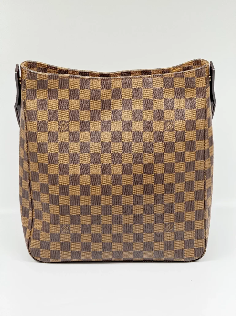Pre Owned Louis Vuitton Looping GM Damier Ebene Shoulder Bag