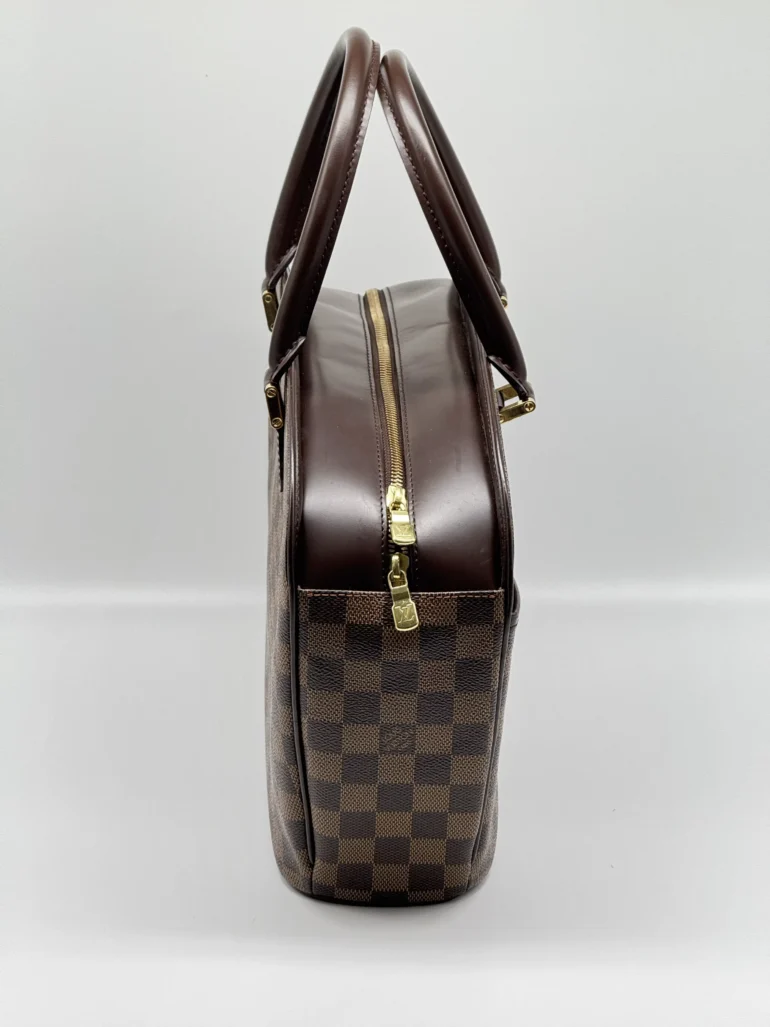 Pre Owned Louis Vuitton Sarria Horizontal Damier Ebene Top Handle Bag