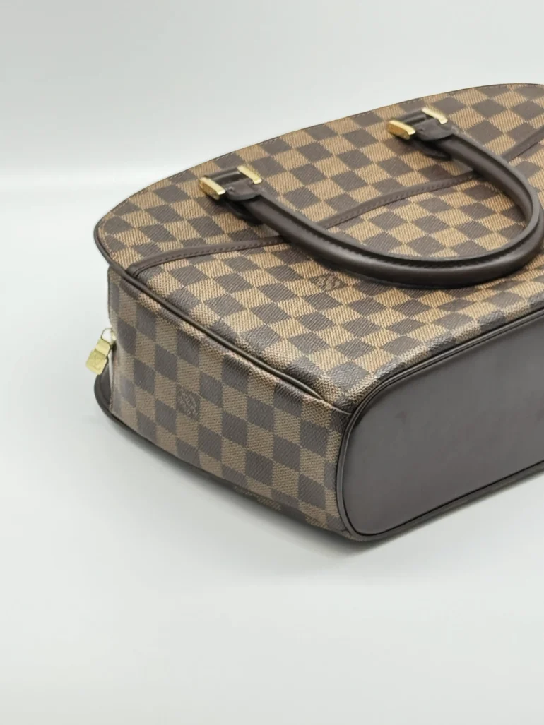 Pre Owned Louis Vuitton Sarria Horizontal Damier Ebene Top Handle Bag