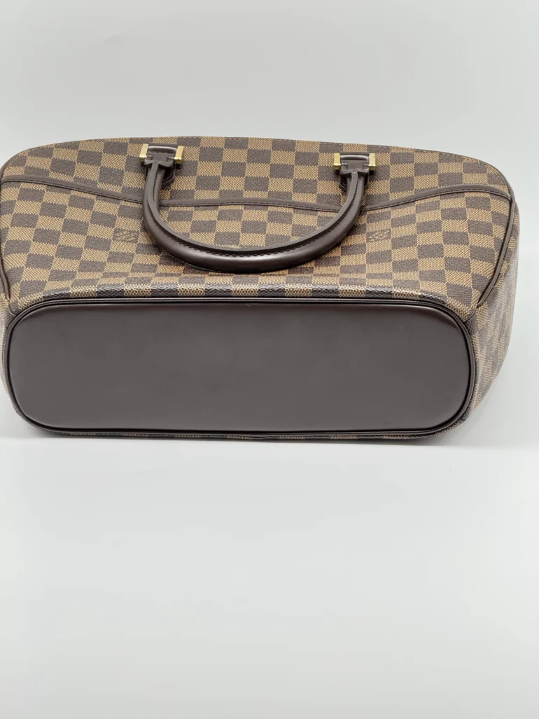 Pre Owned Louis Vuitton Sarria Horizontal Damier Ebene Top Handle Bag