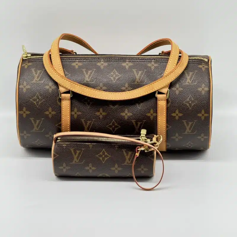 Pre Owned Louis Vuitton Papillion Monogram Top Handle Bag