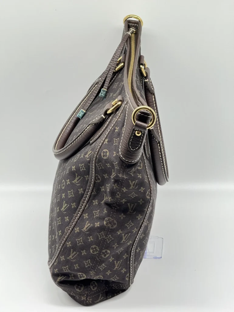 Pre Owned Louis Vuitton Mini Lin Besace Angele Monogram Top Handle Bag