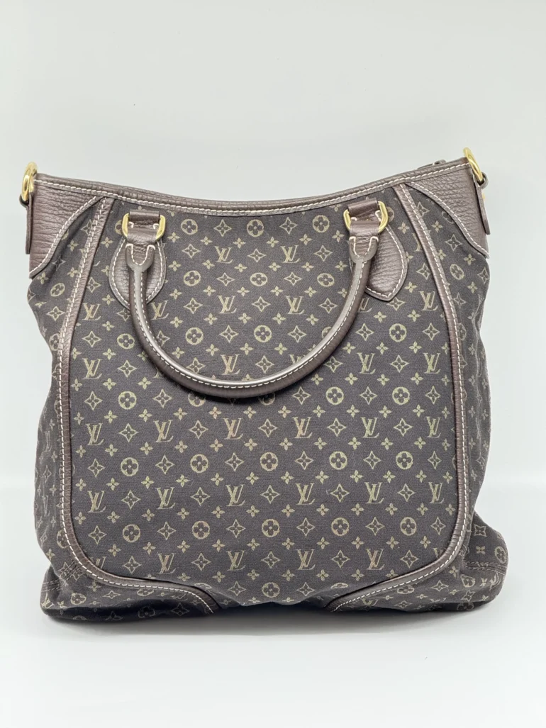 Pre Owned Louis Vuitton Mini Lin Besace Angele Monogram Top Handle Bag