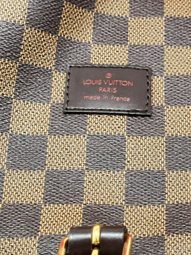 Pre Owned Louis Vuitton Saumur 30 Damier Ebene Crossbody Bag