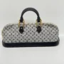 Pre Owned Louis Vuitton Monogram Mini Lin Alma East West Top Handle Tote