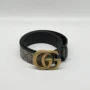 Pre Owned GUCCI GG Supreme Monogram Matte Pultone Calfskin Double GG 95 38