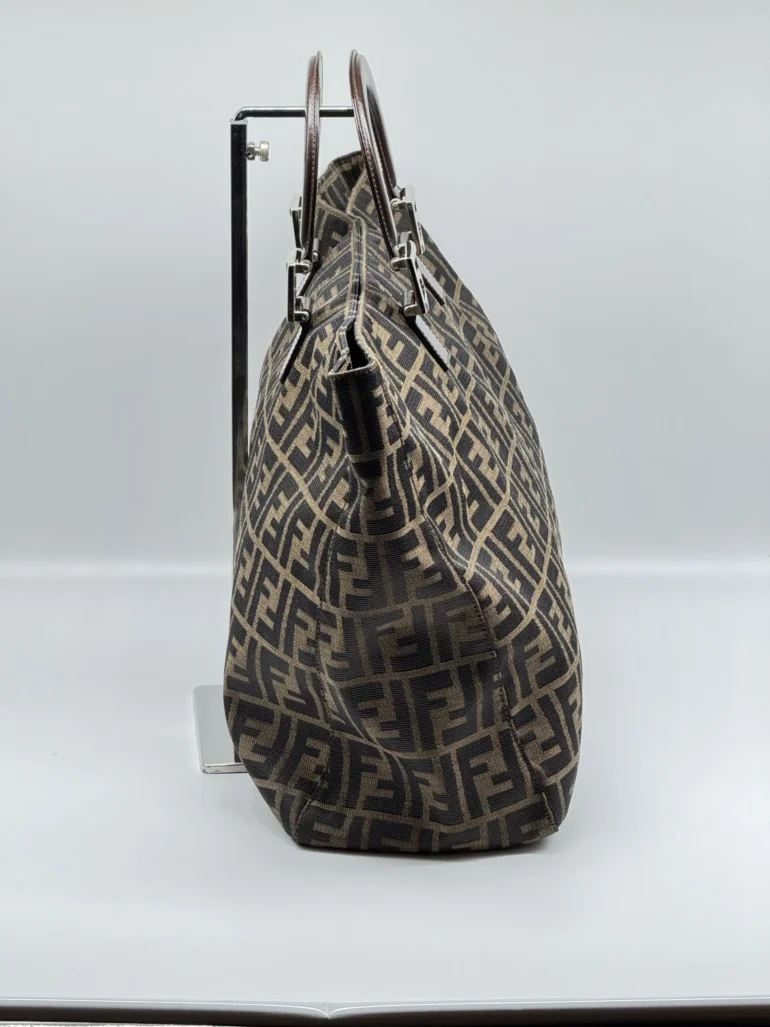 Pre Owned Fendi Zucca Top Handle Tote