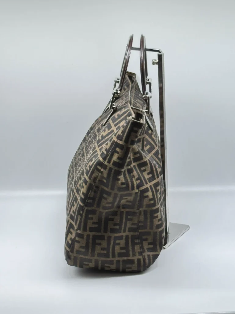 Pre Owned Fendi Zucca Top Handle Tote