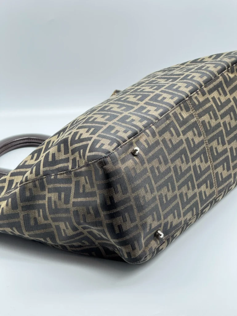 Pre Owned Fendi Zucca Top Handle Tote
