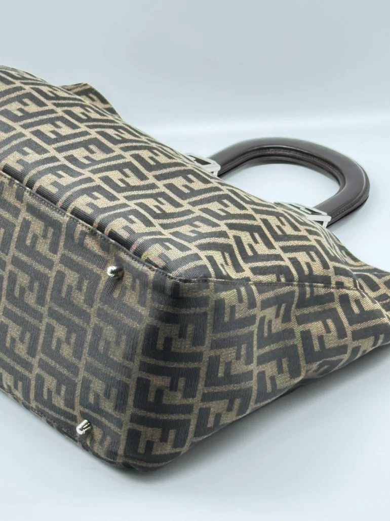 Pre Owned Fendi Zucca Top Handle Tote