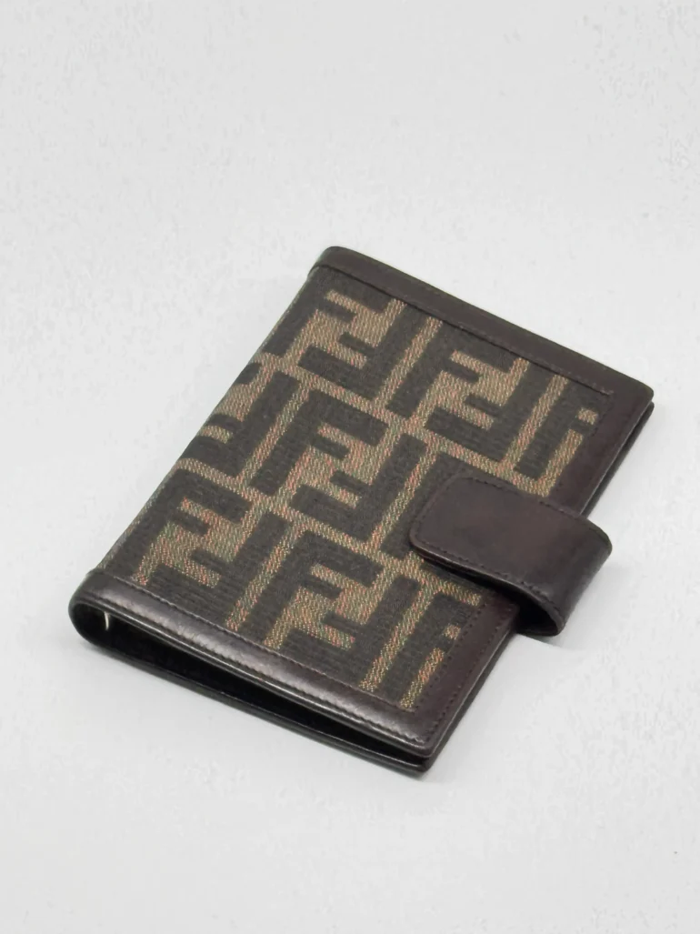 Pre Owned Fendi Zucca Agenda PM