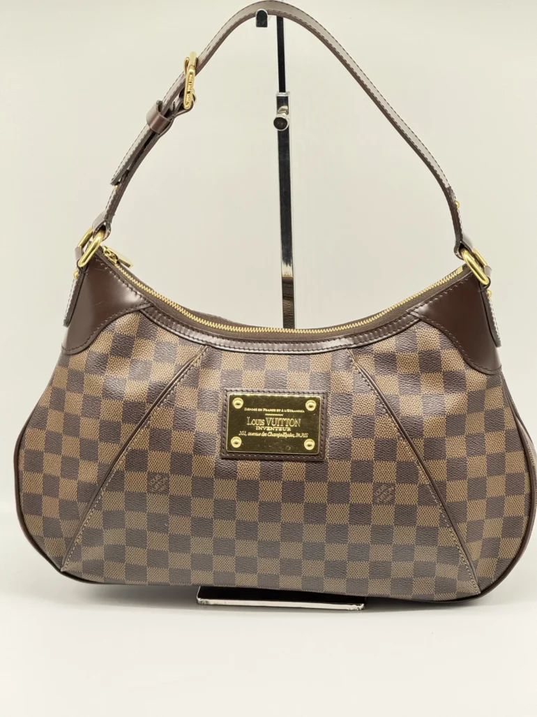 Pre OwnedTLouis Vuitton hames MM Damier Ebene Canvas