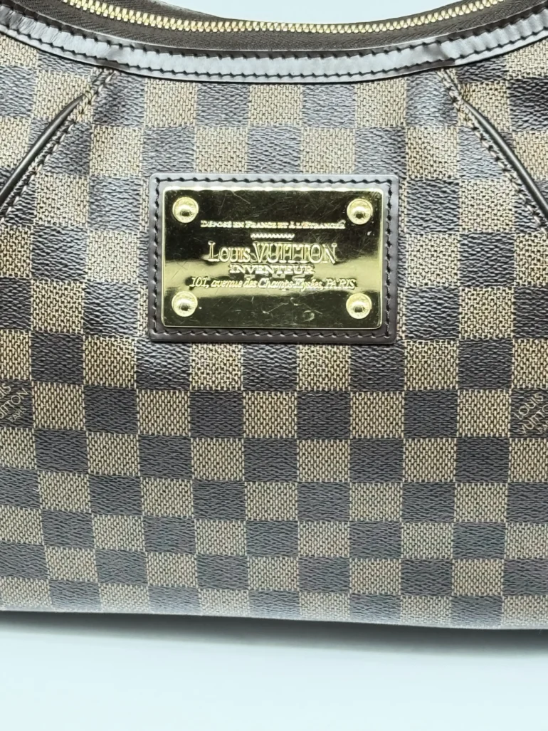 Pre OwnedTLouis Vuitton hames MM Damier Ebene Canvas