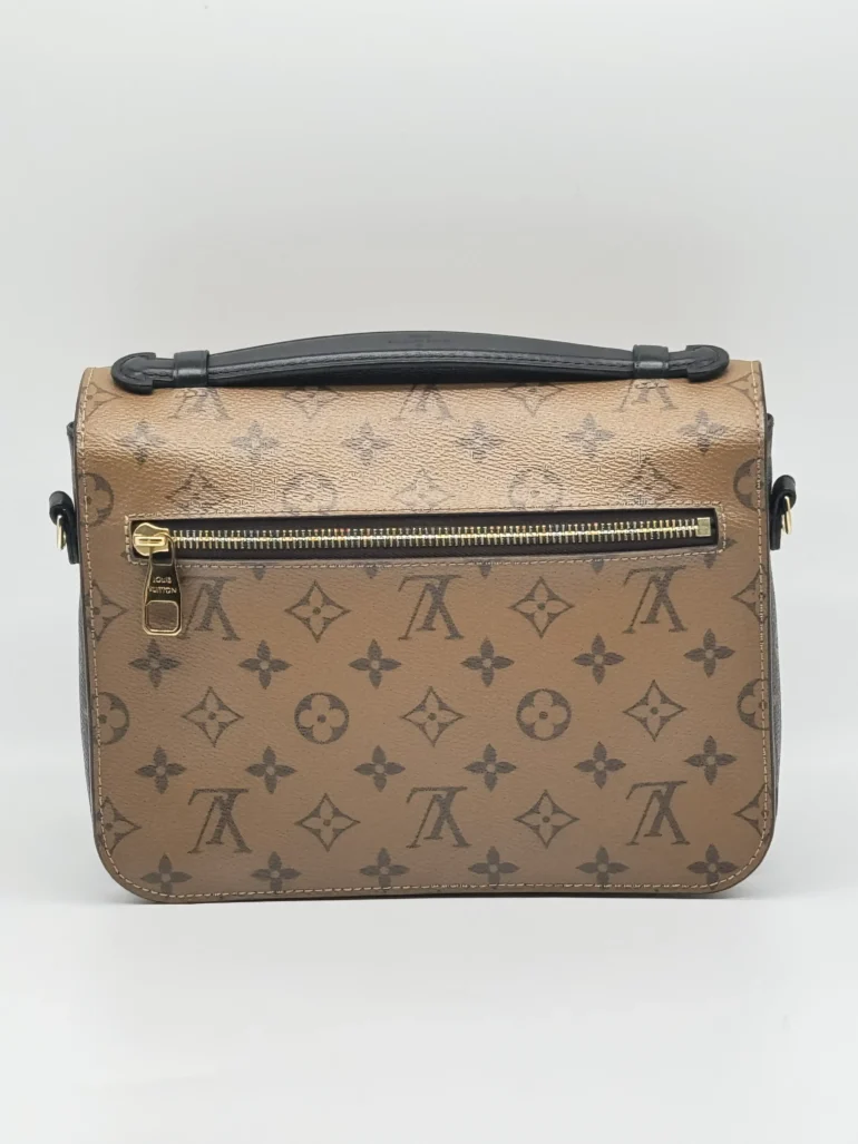 Pre Owned Louis Vuitton Pochette Mettis Reverse Monogram Shoulder Bag