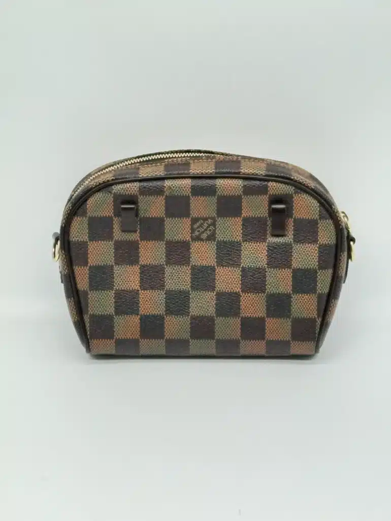 Pre Owned Louis Vuitton Damier Ebene Pochette Ipanema Crossbody