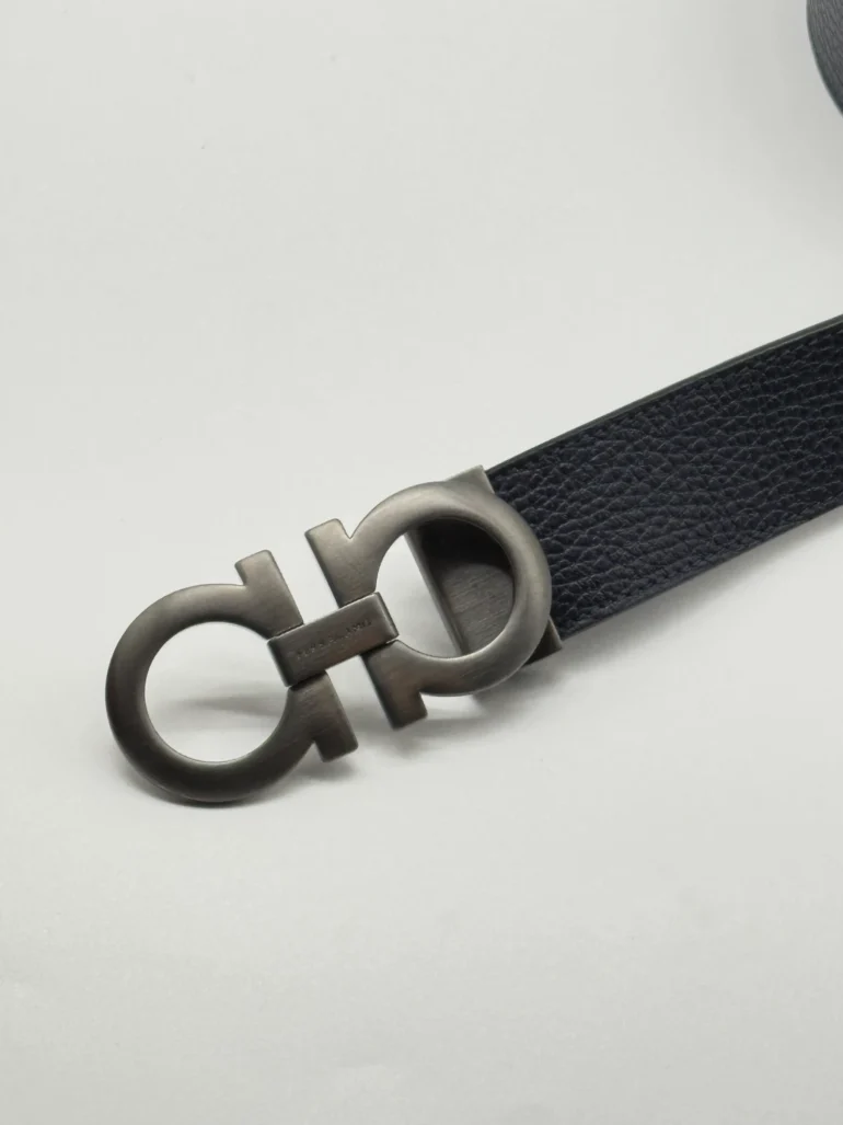 Pre Owned Ferragamo Leather Belt Size 110 cmm, 44 inches, Size 16