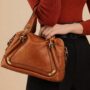 Pre Owned CHLOE Marcie Grained Shoulder Bag