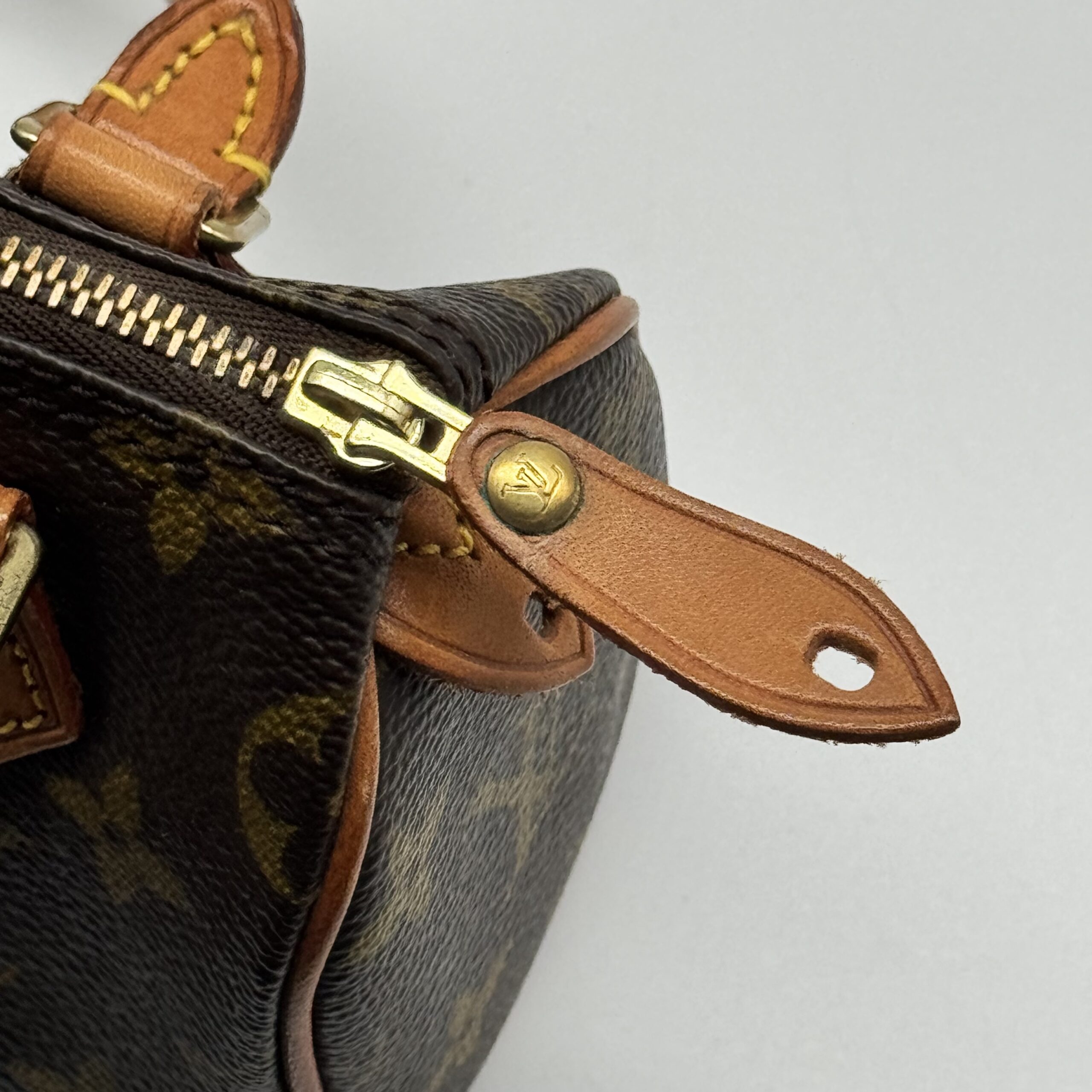 Pre Owned LOUIS VUITTON Monogram Speedy Mini (HL)