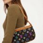 Pre Owned Louis Vuitton Takashi Murakami Monogram Multicolor Pochette Accessories