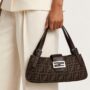 Pre Owned FENDI Zucca Baguette w/adjustable straps