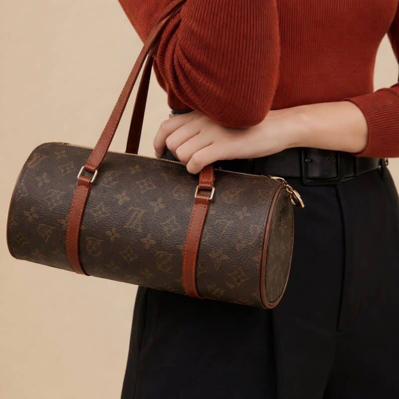 Pre Owned LOUIS VUITTON Papillion Set Monogram Canvas