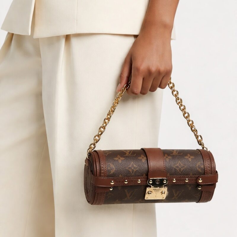 Pre Owned Papillion Trunk Canvas Crossbody w/Strap