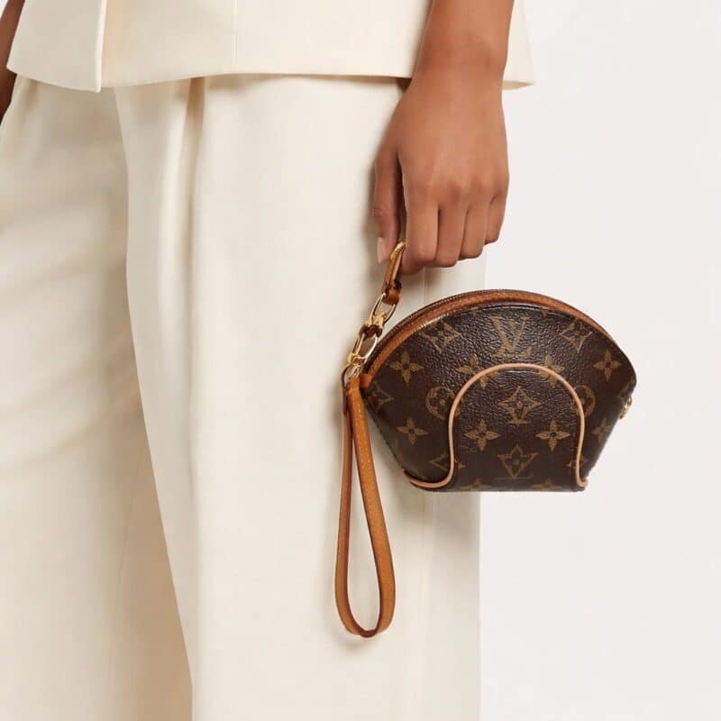 Pre Owned LOUIS VUITTON Monogram Mini Elipse Wriselet