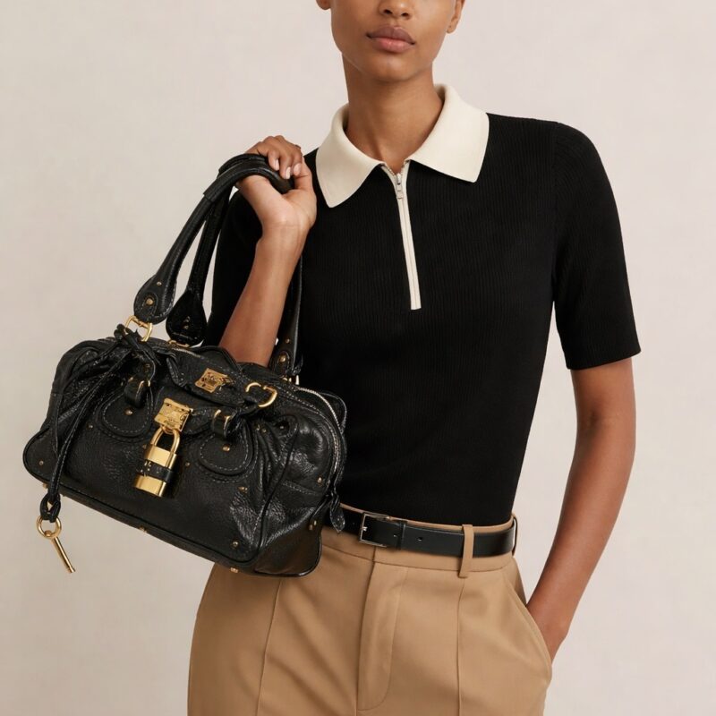 Pre Owned CHLOE Paddington Satchel Handle Bag