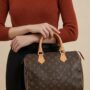 Pre Owned Louis Vuitton Speedy 30 Monogram Top Handle Bag