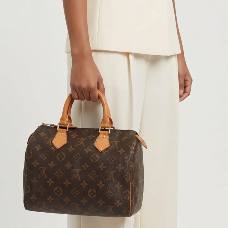 Pre Owned Louis Vuitton Monogram Speedy 25