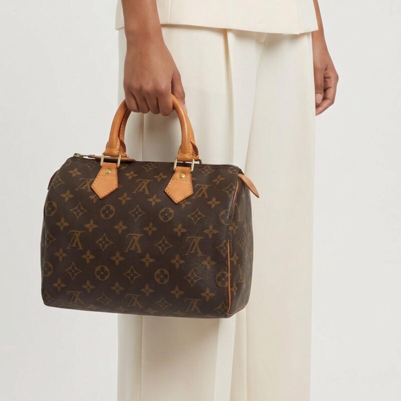 Pre Owned Louis Vuitton Monogram Speedy 25