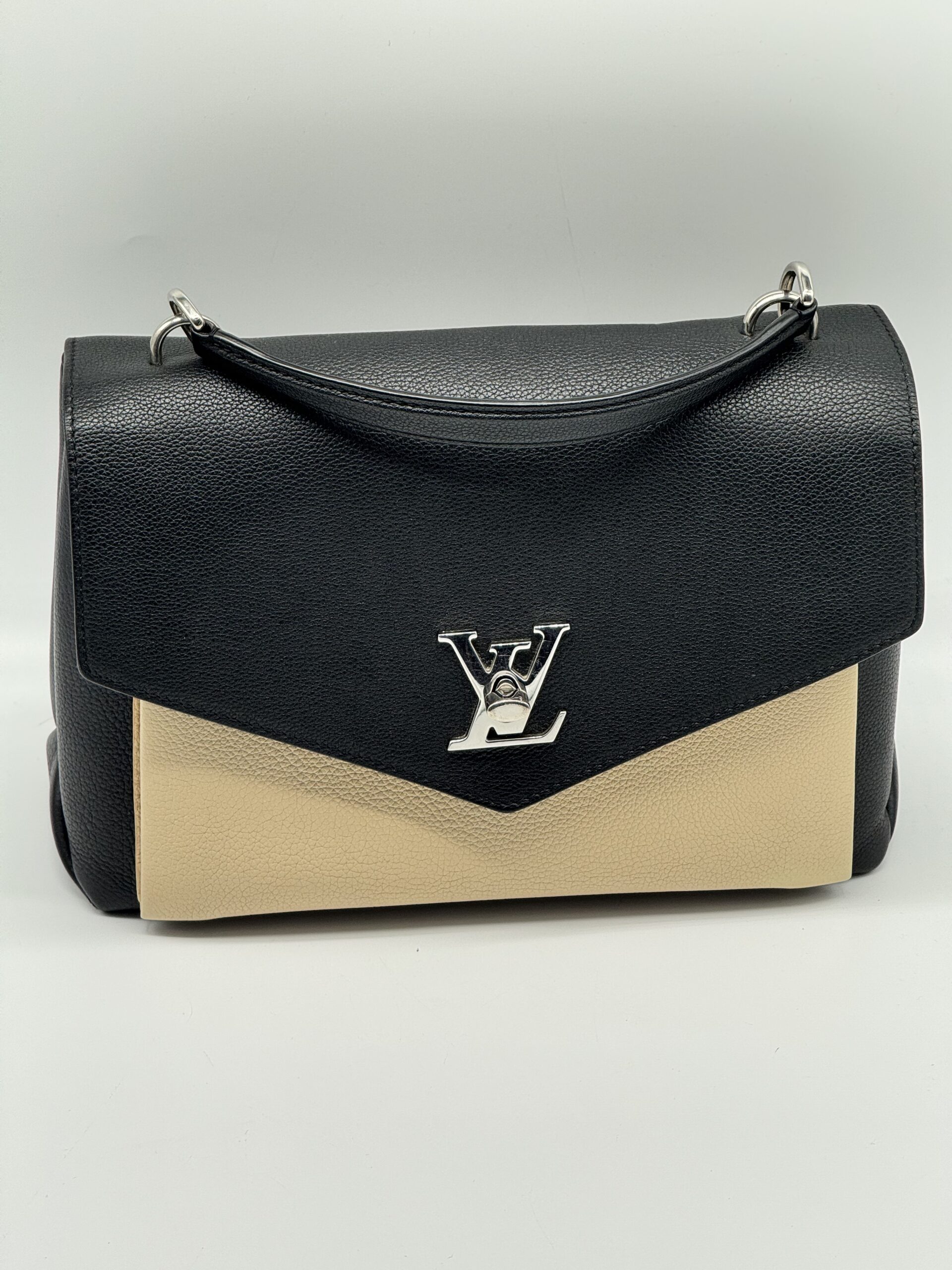 Pre Owned LOUIS VUITTON Lock Me MM Top Handle Bag