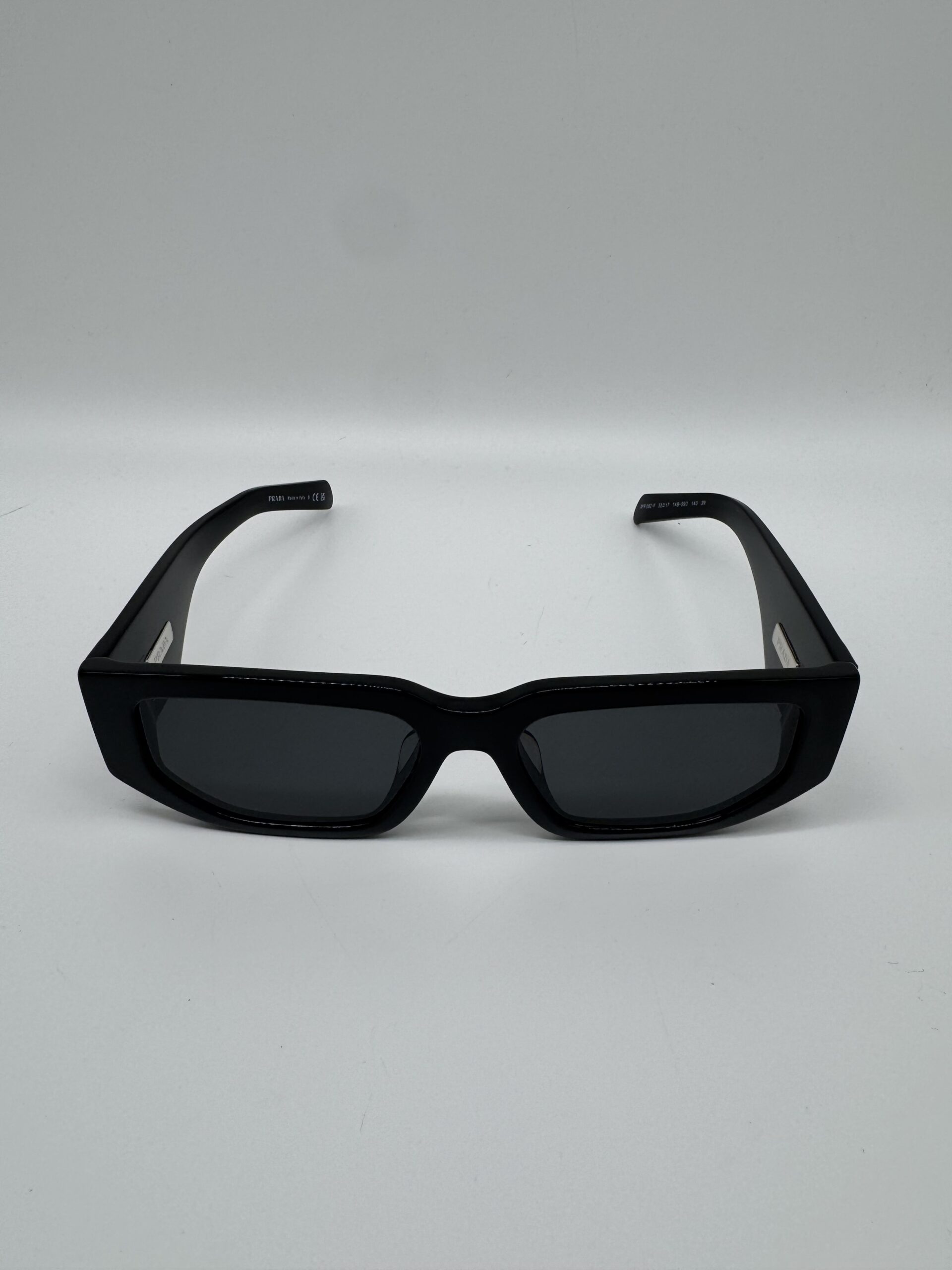 Pre Owned PRADA Black Sunglasses with triangle logo